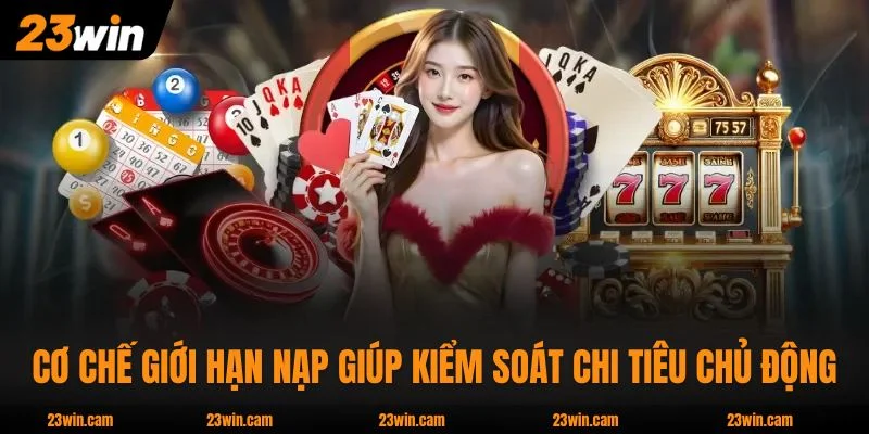 Cơ chế giới hạn nạp giúp kiểm soát chi tiêu chủ động