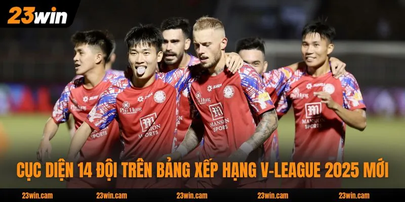 Cục diện 14 đội trên bảng xếp hạng V-League 2025 mới